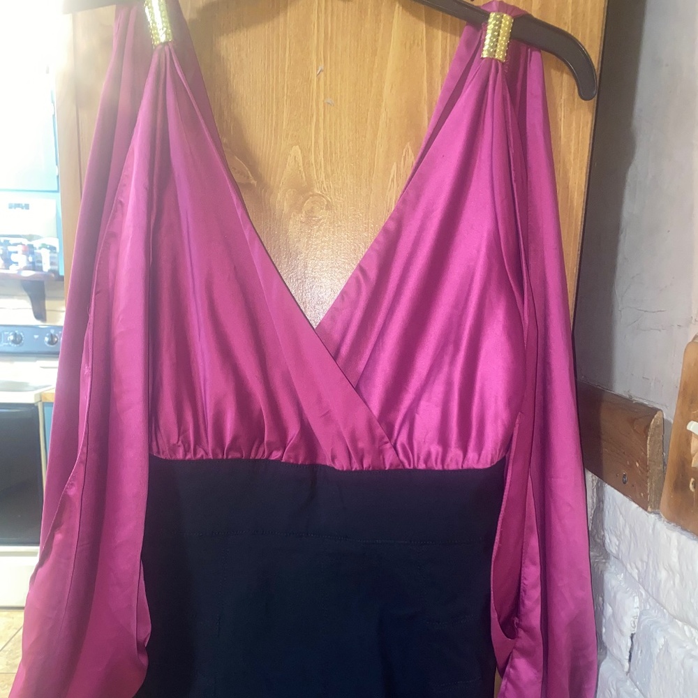 Dress burgundy